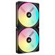 Кулер для корпуса Corsair iCUE Link QX140 RGB PWM PC Fans Starter Kit with iCUE LINK System Hub (CO-9051004-WW)