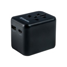 Зарядний пристрій Verbatim UTA-02 PD20W (USB-A /USB-C) (49544)