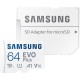 Карта памяти Samsung Miсro-SDXC memory card 64GB C10 UHS-I R130MB/s Evo Plus + SD (MB-MC64KA/EU)