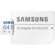 Карта памяти Samsung Miсro-SDXC memory card 64GB C10 UHS-I R130MB/s Evo Plus + SD (MB-MC64KA/EU)