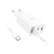 Зарядний пристрій HOCO C99A charger set (Type-C) White (6931474767585)