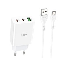 Зарядное устройство HOCO C99A charger set (Type-C) White (6931474767585)