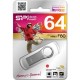 USB флеш накопичувач Silicon Power 64GB Firma F80 Silver USB 2.0 (SP064GBUF2F80V1S)