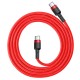 Дата кабель USB-C to USB-C 1.0m USB 3.1 3A red Baseus (CATKLF-G09)