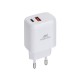 Зарядное устройство RivaCase 1 USB-A + 1 Type-C, QC 3.0+PD 20W (PS4192 W00 (White))