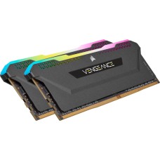 Модуль памяти для компьютера DDR4 32GB (2x16GB) 3200 MHz Vengeance RGB PRO SL Black Corsair (CMH32GX4M2Z3200C16)