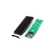 Карман внешний Maiwo M.2 SSD (NGFF) SATA USB3.1 GEN2 Type-C al. (K16NC black)