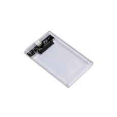 Кишеня зовнішня AgeStar 2.5", USB 3.2, 12.5mm /15mm HDD/SSD Transparent (3UB2P6C (Transparent))