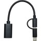 Переходник OTG AC-150 2in1 USB 3.0 - MicroUSB USB Type-C Black XoKo (AC-150-BK)