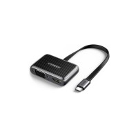 Перехідник USB 2.0 --> HDMI+VGA (HDMI 1.4b) CM303 чрний Ugreen