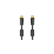 Кабель мультимедійний HDMI to HDMI 10.0m 4K Ethernet Gold Black Hama (00205009)