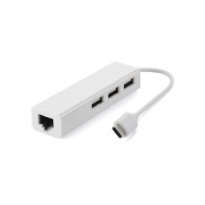 Концентратор Value Type-C Hub 3-port USB2.0 + RJ45 Fast Ethernet White (S0742)