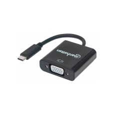 Перехідник USB3.1 Type-C to VGA (F) Manhattan Intracom (151771)