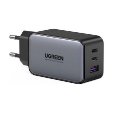 Зарядное устройство Ugreen 3xUSB 65W GaN (2хUSB-C+USB-A) CD244 Grey (10335)