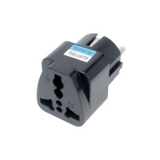 Переходник US/UK/AU to EU Dynamode (EU Adapter black)