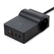 Зарядний пристрій Vinga 65W PD/QC 2xUSB-C+2xUSB-A+2xSchukoF 1.5m CEE7/7 (VCHG2OAC65)