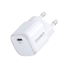 Зарядное устройство Choetech 1хUSB-C 30W PD QC3.0 PD5007 white (PD5007-EU-WH)