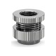 Фитинг для СЖО Ekwb EK-Quantum Torque Pass-Through G1/4 - Nickel (3831109905449)