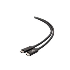 Дата кабель USB-C to USB-C 0.8m Thunderbolt 4 40Gbs Black C2G (C2G28886)