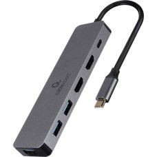 Концентратор Cablexpert USB-C 3-in-1 (A-CM-COMBO3-03)