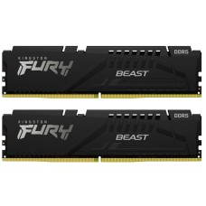 Модуль памяти для компьютера DDR5 64GB (2x32GB) 5600 MHz Beast Black Kingston Fury (ex.HyperX) (KF556C36BBEK2-64)