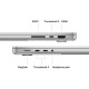 Ноутбук Apple MacBook Pro 14 A2992 M3 Pro Silver (MRX63UA/A)