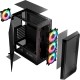 Корпус Logic concept PORTOS MESH+GLASS ARGB fans 4x120mm BLACK (AT-PORTOS-10-0000000-0002)