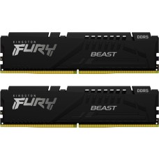 Модуль памяти для компьютера DDR5 16GB (2x8GB) 6000 MHz Beast Black Kingston Fury (ex.HyperX) (KF560C40BBK2-16)