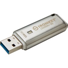 USB флеш накопитель Kingston 128GB IronKey Locker Plus 50 AES Encrypted USB 3.2 (IKLP50/128GB)