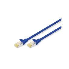 Патч-корд 1м, CAT 6a S-FTP, AWG 26/7, Cu, LSZH, blue Digitus (DK-1644-A-010/B)