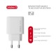 Зарядное устройство Intaleo 65W GAN 2USB-C PD+USB-A QC 3.0 white (1283126559525)