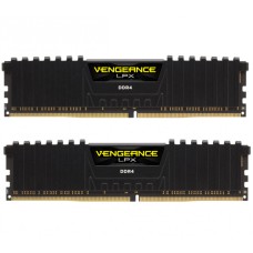 Модуль памяти для компьютера DDR4 16GB (2x8GB) 3000 MHz Vengeance LPX Black Corsair (CMK16GX4M2D3000C16)