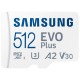 Карта памяти Samsung 512GB microSDXC calss 10 UHS-I V30 EVO (MB-MC512KA/EU)