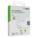 Дата кабель USB 2.0 AM to Lightning 2.0m White Belkin (CAA008BT2MWH)