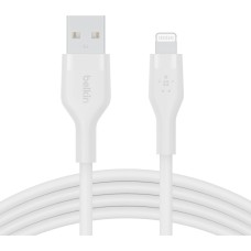 Дата кабель USB 2.0 AM to Lightning 2.0m White Belkin (CAA008BT2MWH)