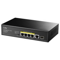 Комутатор Cudy GS1005PTS1, 5-Port Gigabit PoE+ Switch with 1 SFP Port 120W