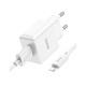 Зарядное устройство HOCO C106A charger set(iP) White (6931474783899)