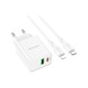 Зарядний пристрій BOROFONE BA69A charger set (C to iP) White (BA69ACLW)