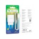 Зарядний пристрій BOROFONE BA69A charger set (C to iP) White (BA69ACLW)