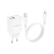 Зарядное устройство BOROFONE BA69A charger set (C to iP) White (BA69ACLW)