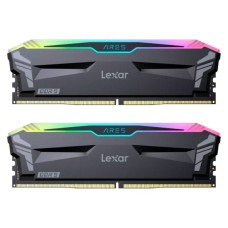 Модуль памяти для компьютера DDR4 16GB (2x8GB) 3600 MHz Ares RGB Black Lexar (LD4BU008G-R3600GDLA)