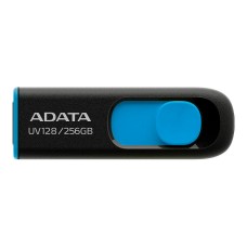 USB флеш накопитель ADATA 256GB UV128 Black/Blue USB 3.2 (AUV128-256G-RBE)