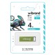 USB флеш накопичувач Wibrand 4GB Chameleon Green USB 2.0 (WI2.0/CH4U6LG)