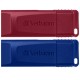 USB флеш накопитель Verbatim 2x32GB Store'n'Go Slider Red/Blue USB 2.0 (49327)