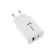 Зарядное устройство T-Phox Speedy 20W 2Ports Type-C+USB Charger (White) (Speedy 20W PD+USB)