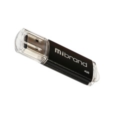 USB флеш накопитель Mibrand 4GB Cougar Black USB 2.0 (MI2.0/CU4P1B)