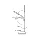 Настольная лампа TITANUM LED DC3 7W 3000-6500K USB розовая (TLTF-022P)