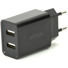 Зарядний пристрій EnerGenie USB 2.1A (EG-U2C2A-03-BK)