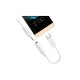 Переходник Lapara USB Type-C Male - Audio AUX mini jack 3,5 mm Female (LA-Type-C-Audio-3.5mm white)