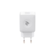 Зарядное устройство 2E Wall Charger Dual USB-A 2.4A + cable USB-C White (2E-WC1USB2.1A-CC)